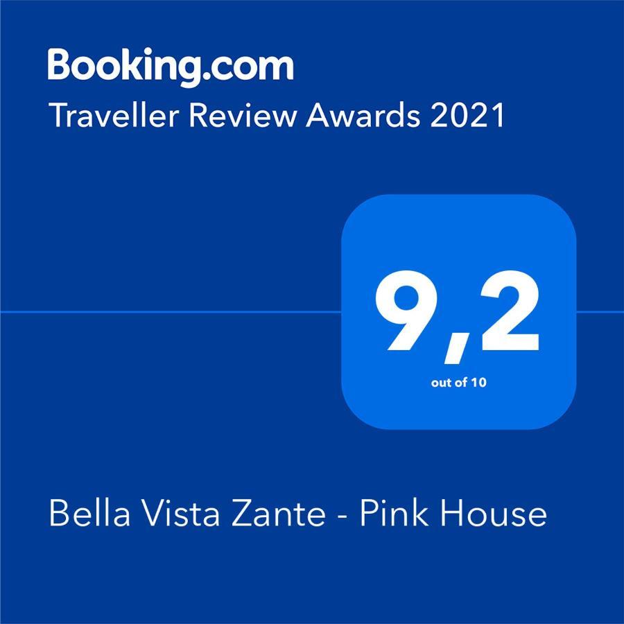 Bella Vista Zante - Pink House Apartman Szkinária Kültér fotó